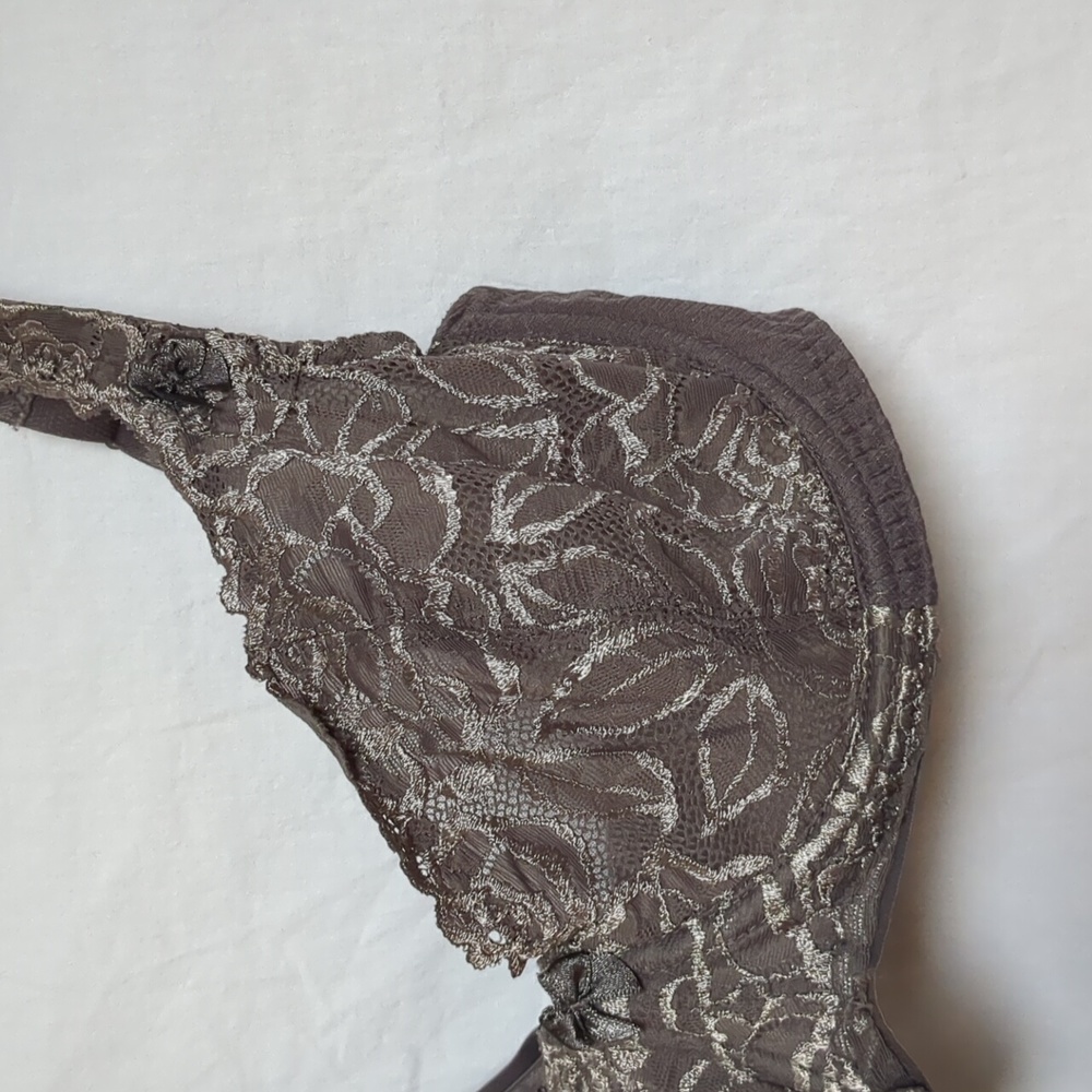 Change bra brown lace unpadded 70F